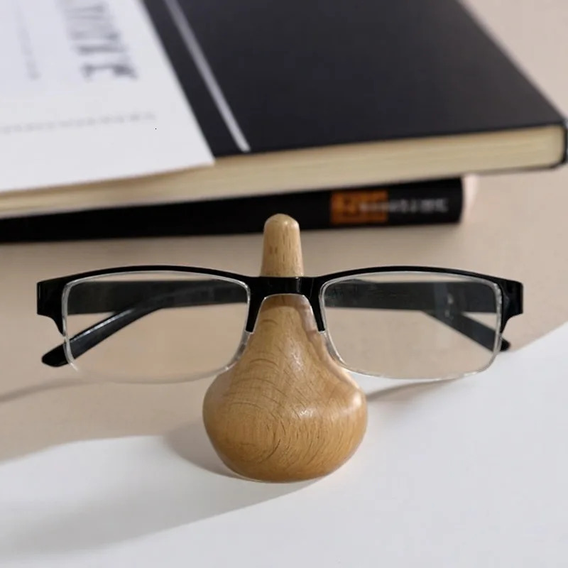 Minimalist Wood Eyeglass Holder - Modern Desktop Display Rack Office Home Decor Creative Storage Solution - Perfect Gift 250716