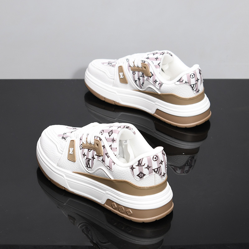 Designer Casual Shoes for men and woman free shipping New fashionable versatile thick soled height increasing shoes size 35-44