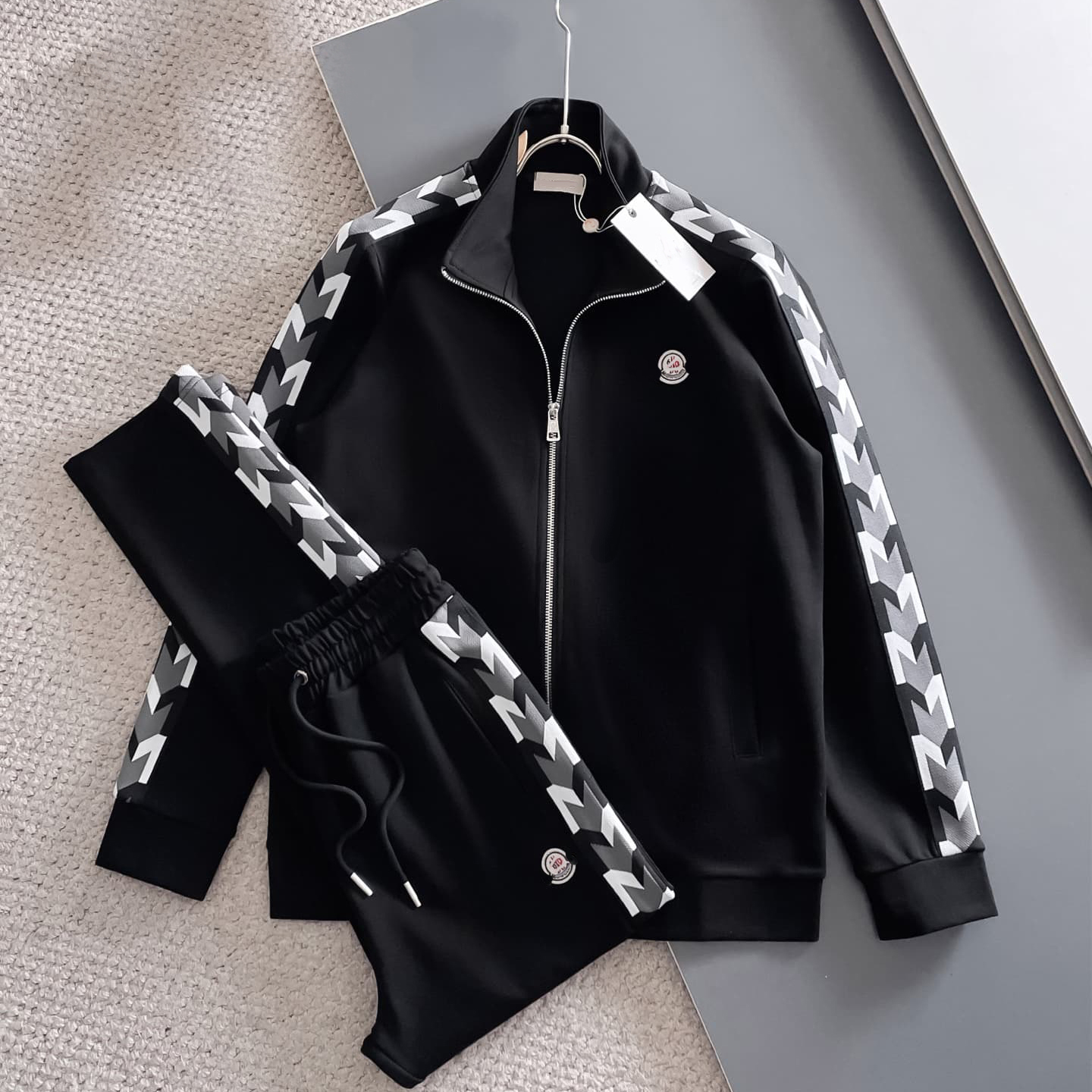 Men's Tracksuits Designer designer European embroidery casual sports set for men's autumn and winter high-end outerwear cardigan hoodie handsome matching Size m-3xl
