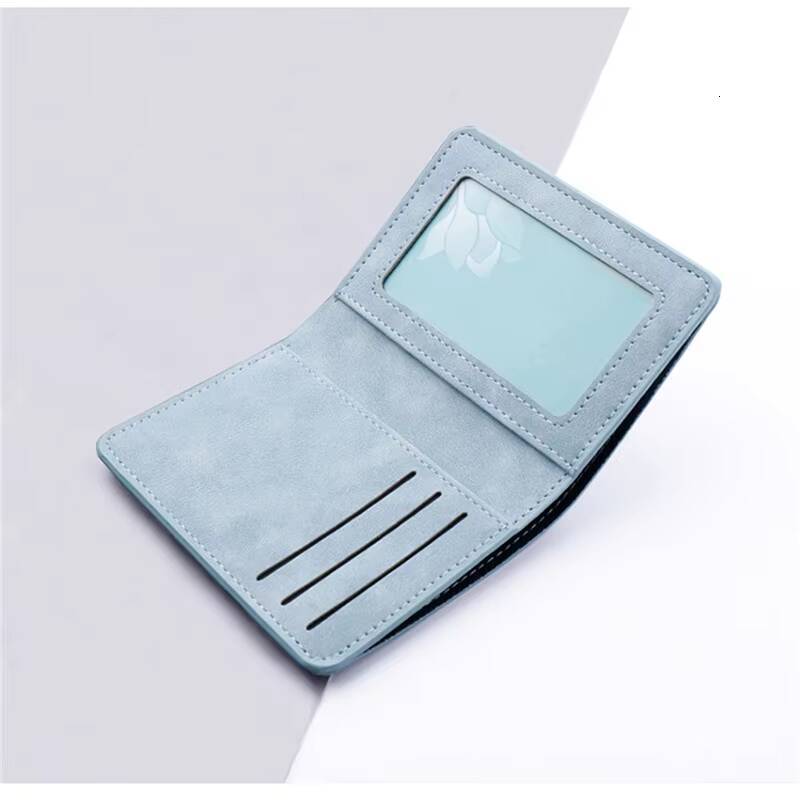 2025 New Style Mini Thin Men Mens Purse Coin Pouch Card Holder Short Vertical Pu Leather Wallet ddmynov