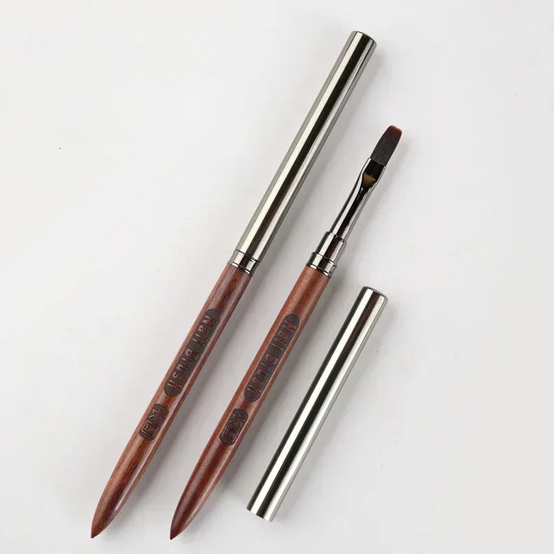 Wood Gel Painting Brush Nail Art for Gel Tip Extension Acrylic Builder Accessory Nail Art Brushes Manicure UV Gel Nails Brush 250716