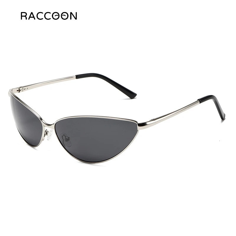 Vintage Metal Frame Polarized Sun Glasses Men Sexy Cat Eye Y2k Sunglasses Women Outdoor Retro Shades s 250716