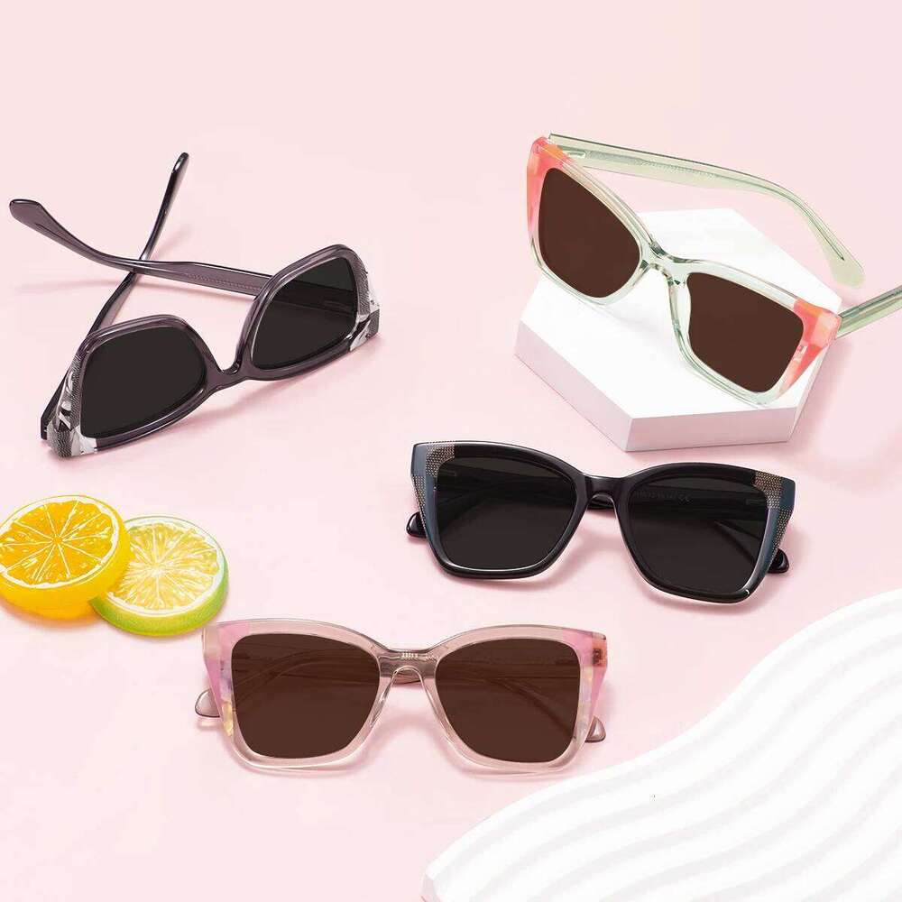 2025 New Fashion Cat Eye Sunglasses for Women Ladies Big Vintage Square Brand Designer Sun Glasses Driving Outdoors Unisex UV400