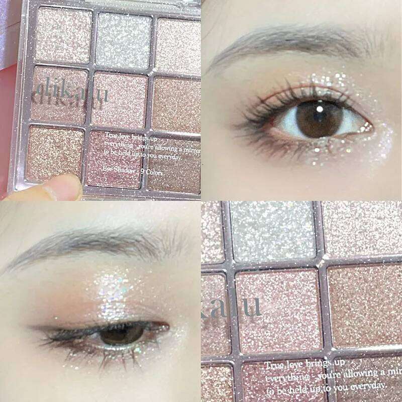 9-Color Eye Shadow Glitter Pearly Eyeshadow Nude Long Lasting Korean Charming Eyes Make Up Palette Cosmetics X250717