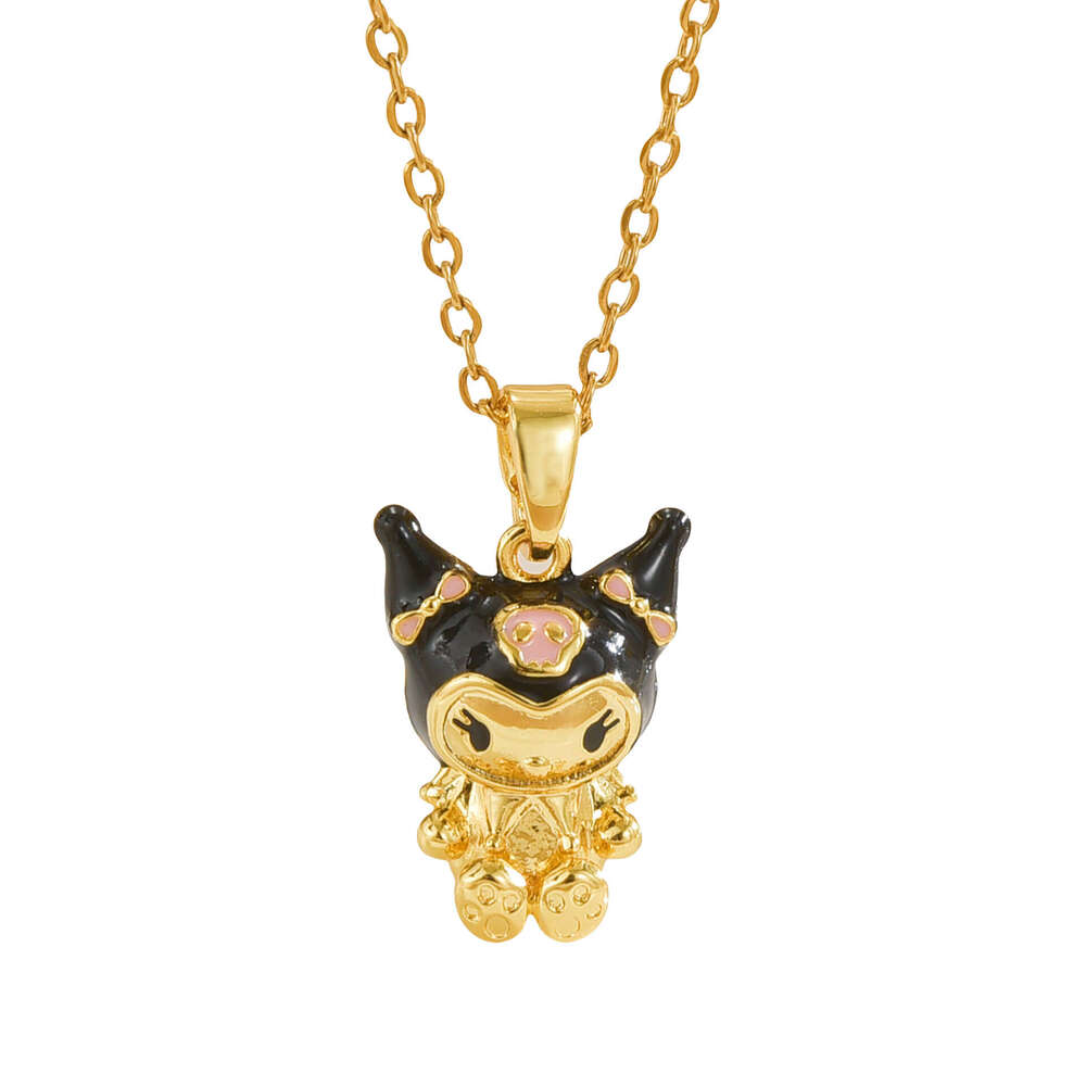 Kuromi Cute Cartoon Doll Niche Design Fashion Collarbone Chain Necklace For Women 119