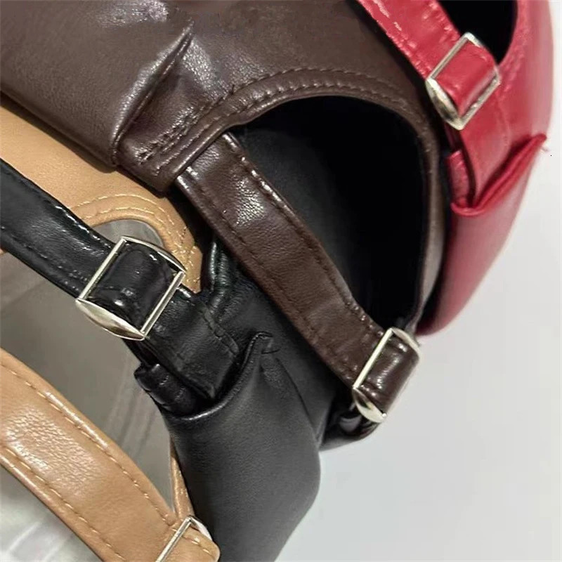 Retro Solid Color Brimless Hat Spring Summer Fashion Casual PU Leather Melon Caps Docker Cap Men Women Adjustable Hip Hop Hats 250715