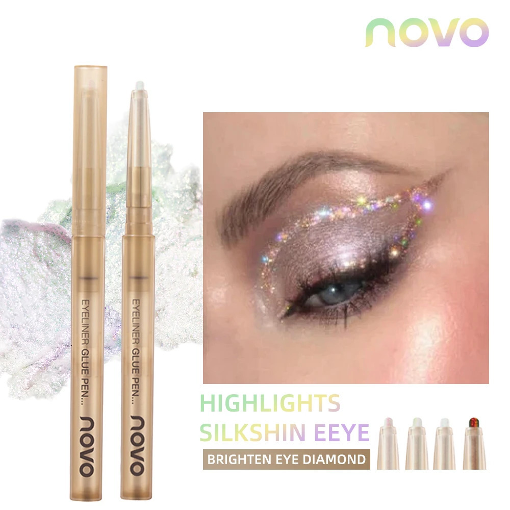 Chameleon Holographic Shimmering Eyeshadow Stick Long-Lasting 3-In-1 Eye Cheek Lip Highlighter Waterproof Smooth Texture 250712