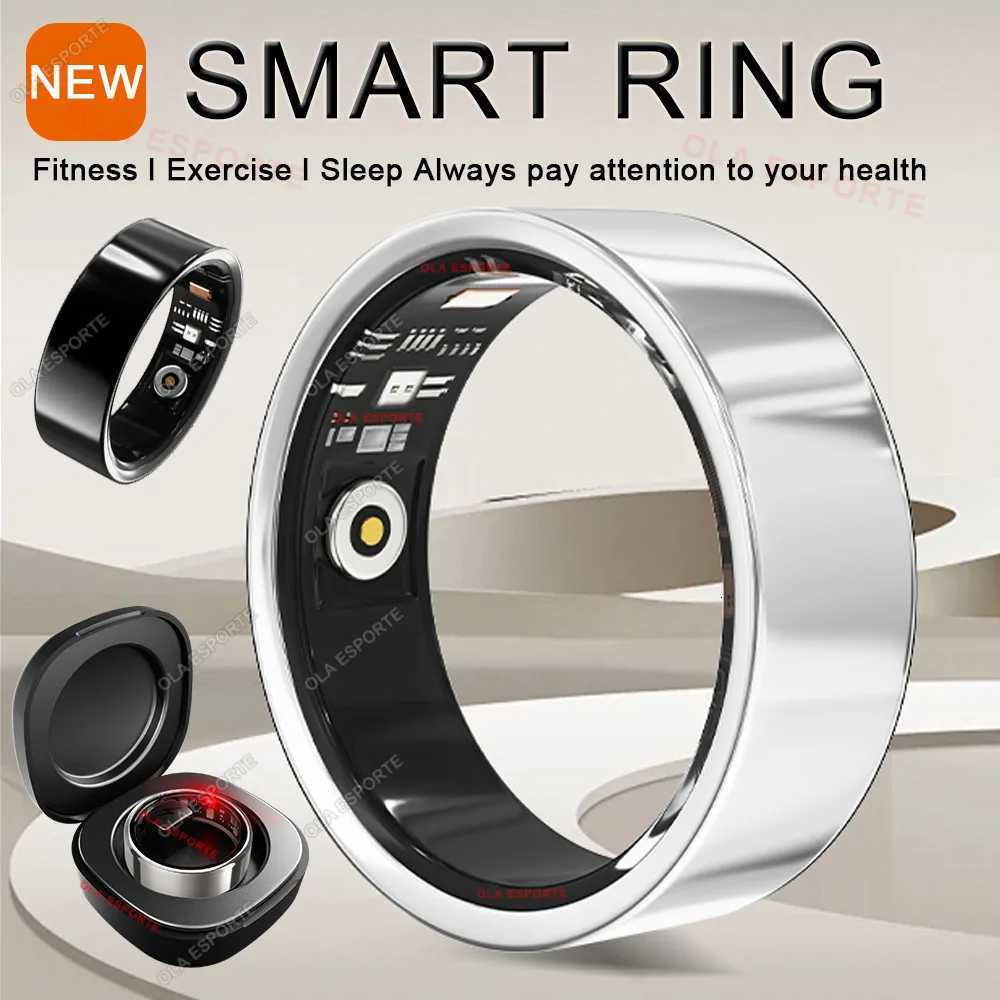 2025 Smart Ring with Charging Case for Men Women Battery Life 10 Days Health Monitor 5ATM Waterproof Multiple Sports Modes W250717