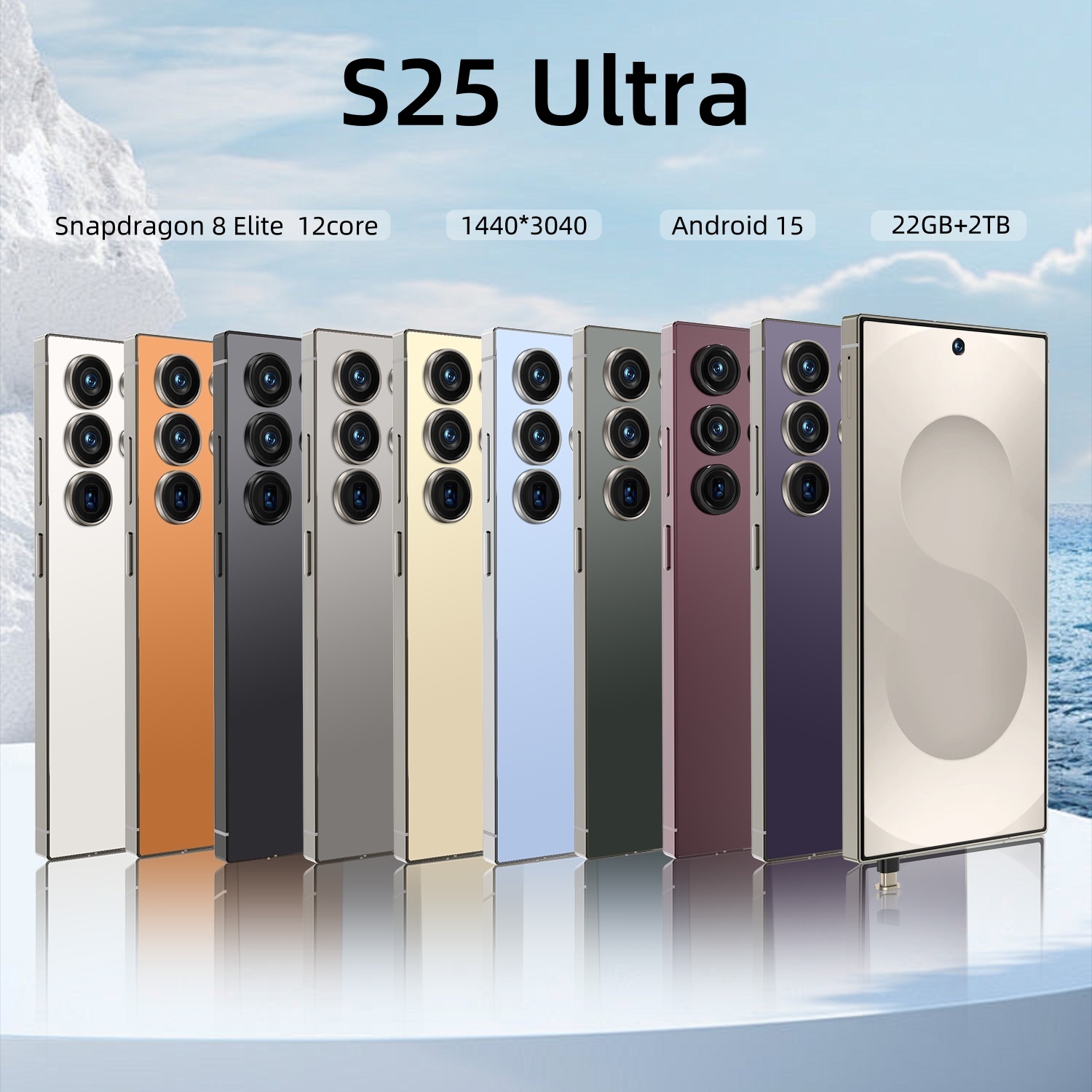 S25 Ultra Edge+ Smartphone Unlocked Cell Phones Android 14 5g Celular Cellphone 7.3 inch 512GB S 25 Mobile Phone