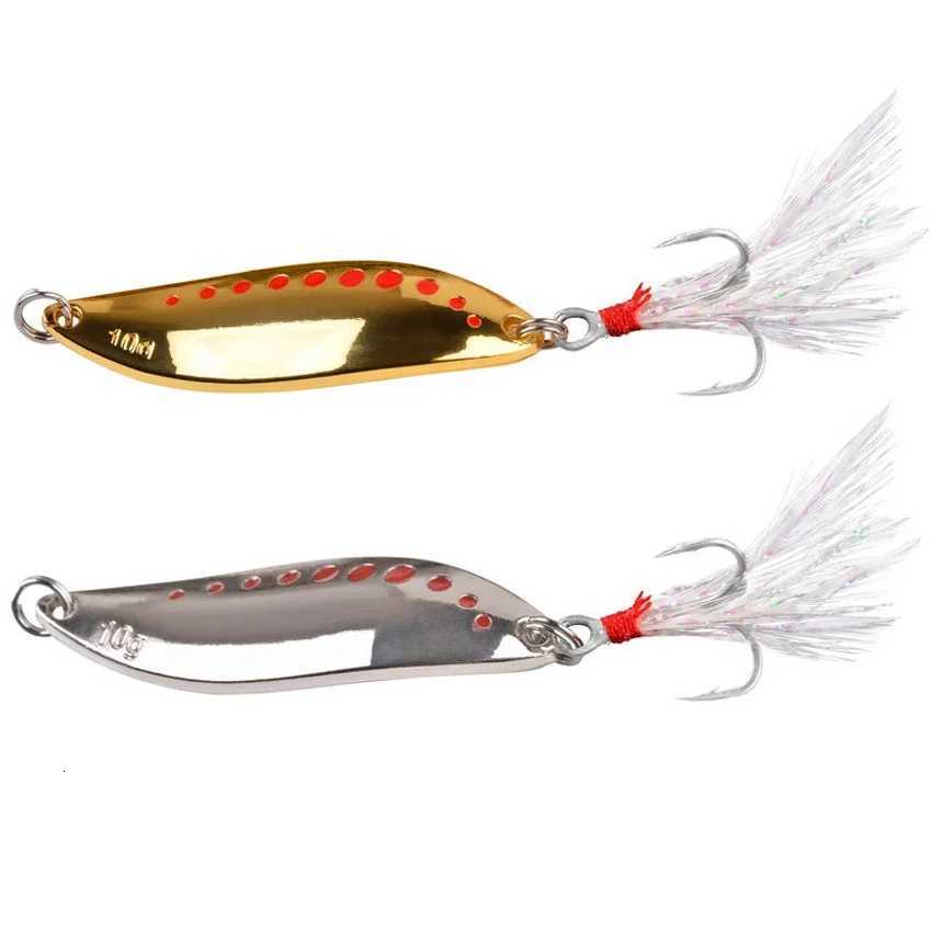 Metal Vib Leech Spinners Spoon Lures 2.5g 5g 7.5g 10g 15g 20g 25g 30g Artificial Bait Lure Fishing Tackle for Bass Pike Perch Z250717