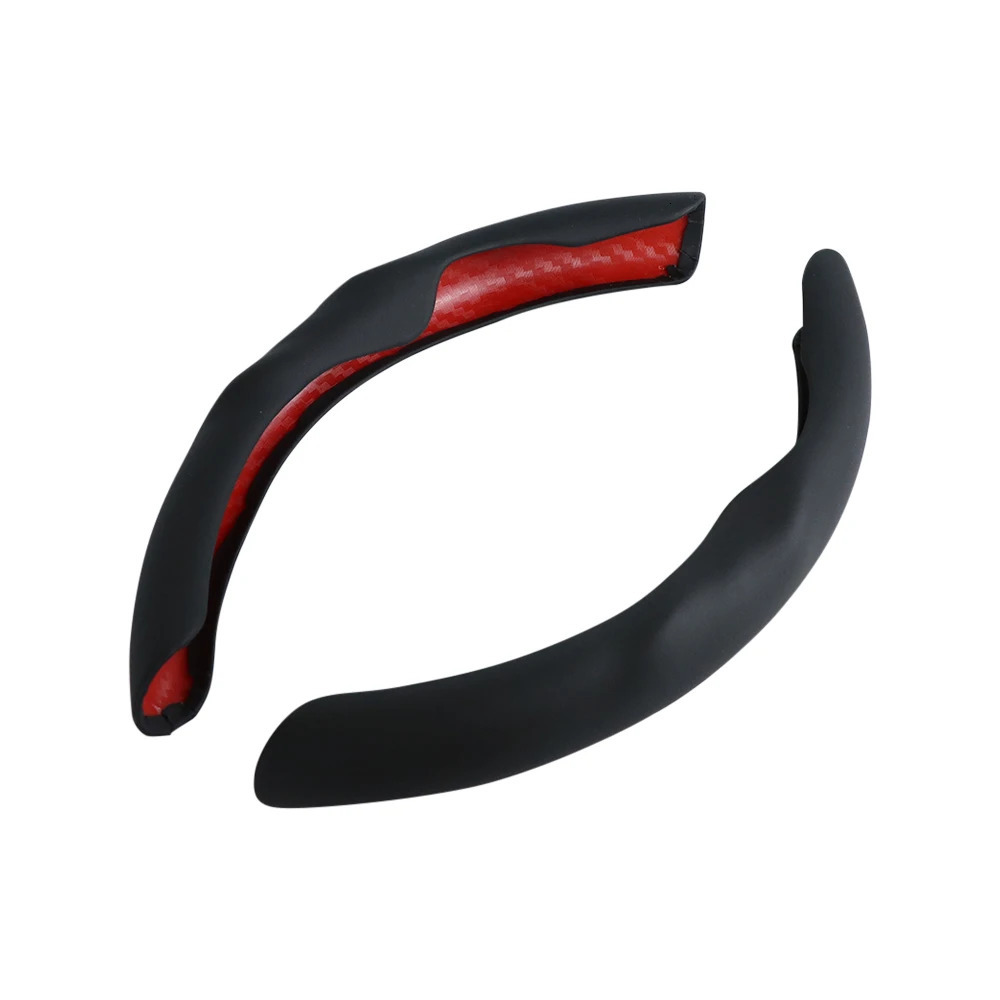 2pcs Universal 36-38CM PU Car Steering Wheel Cover Liquid Feeling Car Interior Accessories Decor Car Styling Car Handle Cover 250715