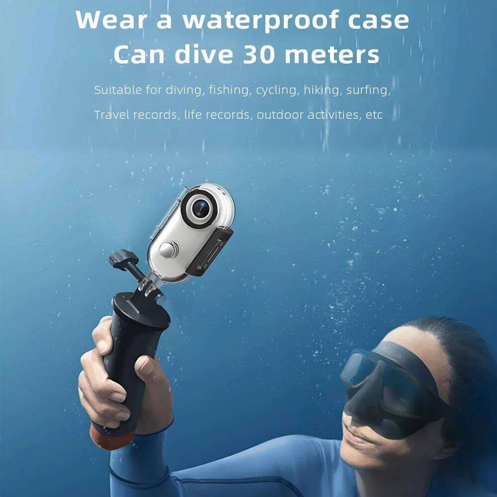 New Pocket 4K Mini Action Camera Magnetic Wearable Cam with Waterproof Shell WiFi Bike Friendly for Casual Cycling Vlog Home Use