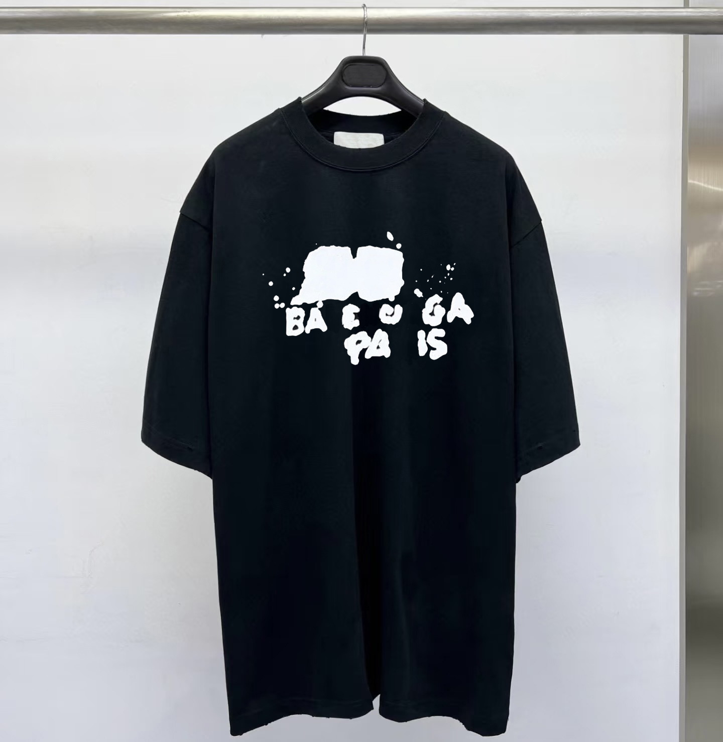 Parisian designer brand T-shirts, top-quality pure cotton short-sleeved men's T-shirts and shirts, simple letter prints, summer casual women's clothing, size S-XXXXXL