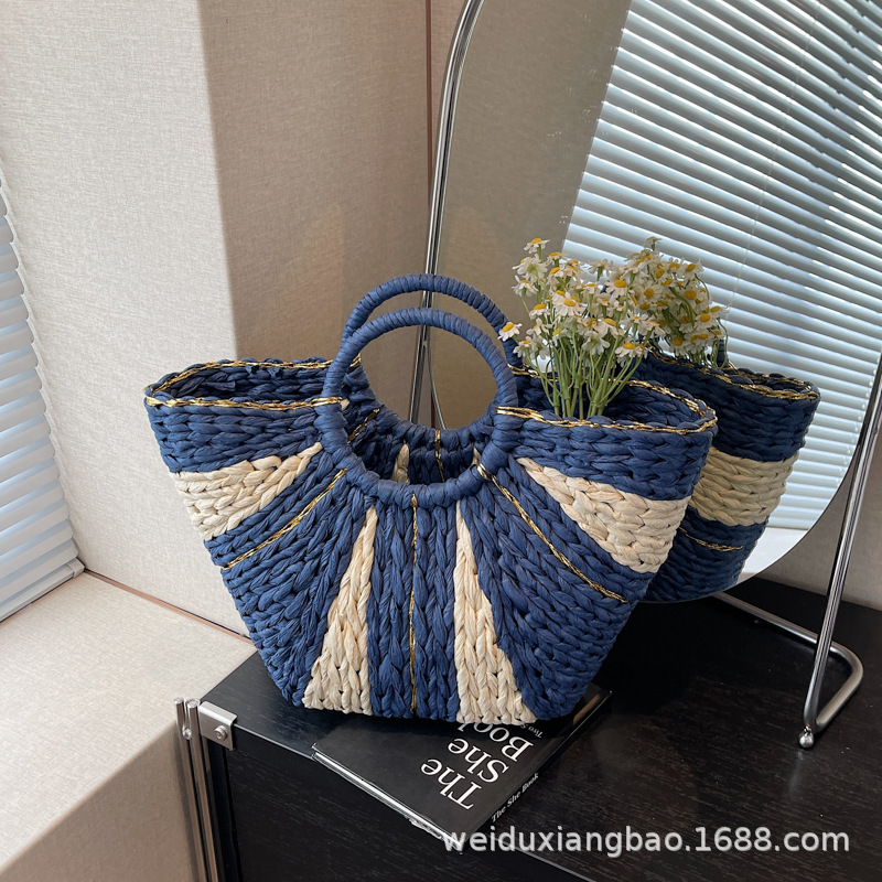 2025 Summer new women's shoulder crossbody bag personalized new woven handbag casual fashion women's handbag new designer bag