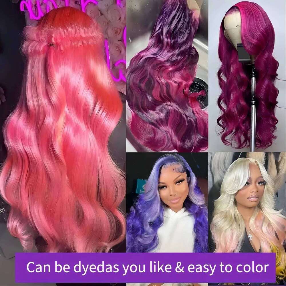 613 Blonde Body Wave Pre Plucked 16-36 Inch 100% Human Hair Wig 13x4 13x6 HD Lace Frontal Wigs 180 200 Density