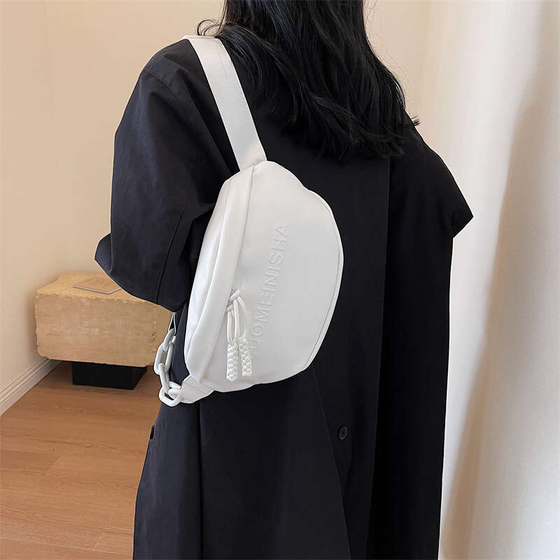 Trendy Stylish Chest Casual Small for Women New Sports Versatile Single Shoulder Crossbody High-end Waist Bag