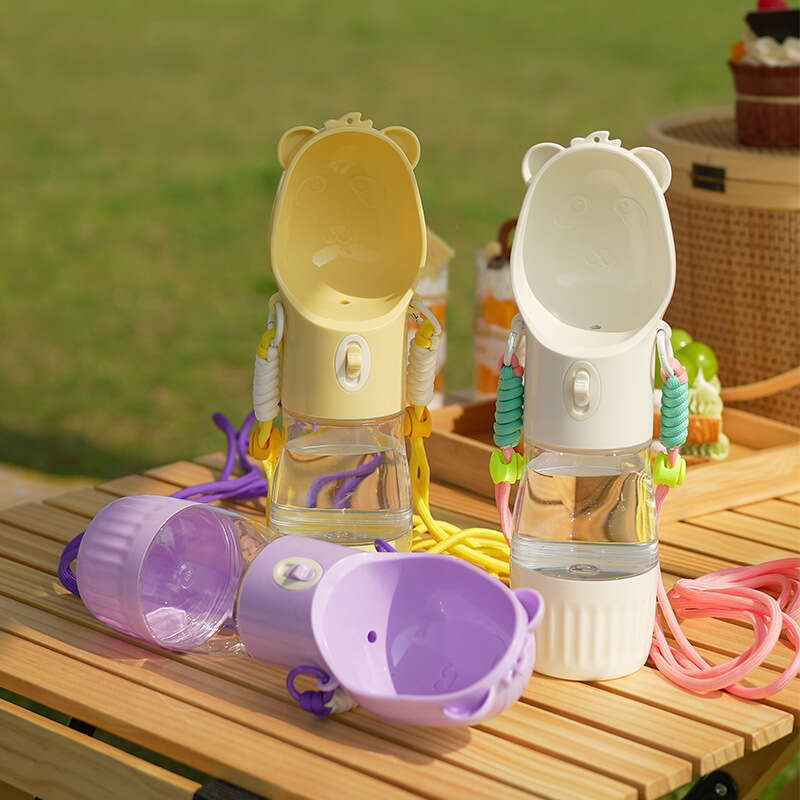 Outdoor Portable Travel Cup Dog Walking Bottle Pet Drinking Feeder Water Dispenser Supplies Portable Water Cup Pet Water Cup