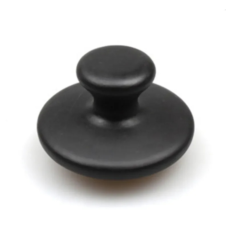 Black Basalt Stone Essential Oil Massage Mushroom Shape Spa Energy Stone for Body Face Massage Stone Gua Sha Back Massager 250716