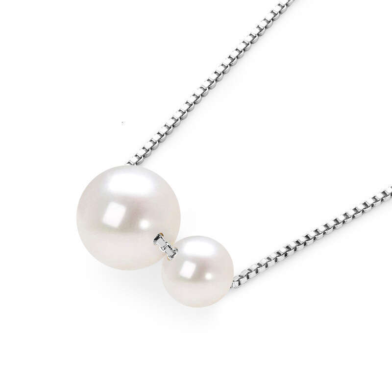 Lulutong Natural Freshwater Pearl Pendant For Women, Niche INS Style, Pure Sier Simple Collarbone Necklace 17B
