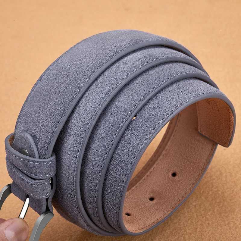 New Style Fashion Brand Welour Genuine Leather Belt For Jeans Leather Belt Men Mens Belts Luxury Suede Belt Straps W250717