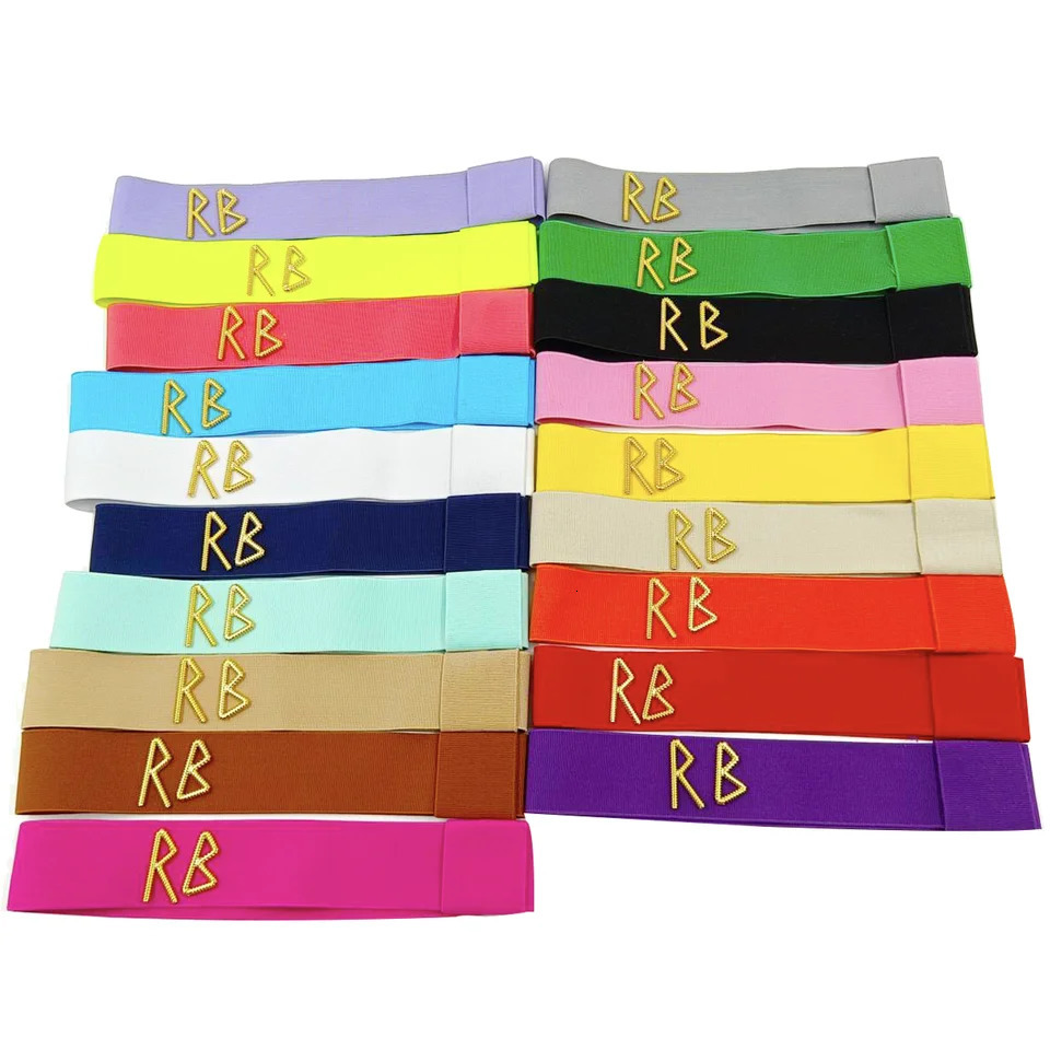 Various letters DIY Fedora and straw hat accessories rhinestone elastic band Letter wholesale accessories in various colors 250716
