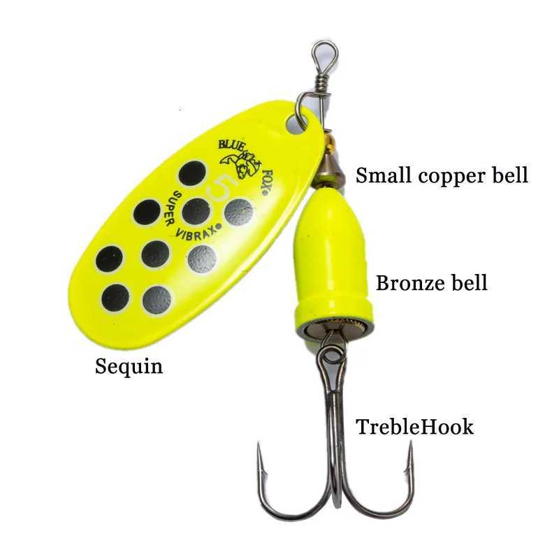 FT New Metal Fishing Lure 1#-5# 5g 6g 8g 10g 16g Spinner Bait High Quality Hard Baits Treble Hook Fishing Tackle For Pike Z250717