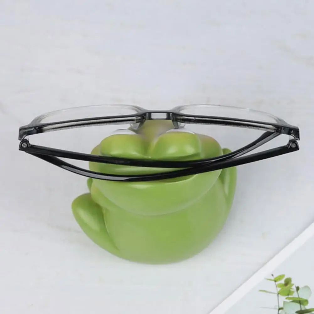 Glasses Display Stand Resin Frog Glasses Holder Eyeglass Display Stand Figurine Desktop Decoration Sunglasses Keeper Spectacle 250716