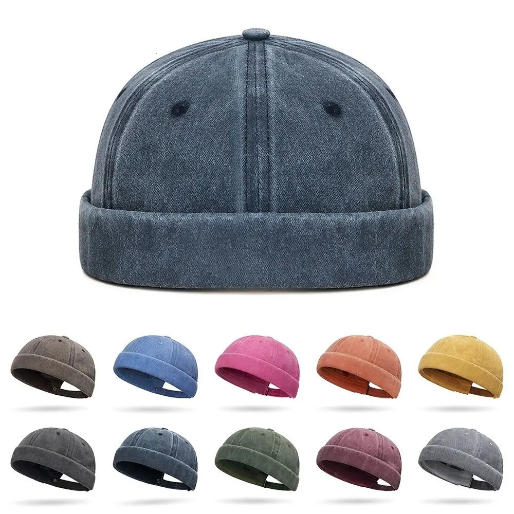 Fashion Hip Hop Beanie Street Hat Men Skullcap Women Spring Brimless Baggy Melon Cap Cuff Docker Fisherman Beanies Hats 250715