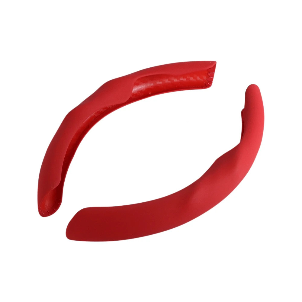 2pcs Universal 36-38CM PU Car Steering Wheel Cover Liquid Feeling Car Interior Accessories Decor Car Styling Car Handle Cover 250715