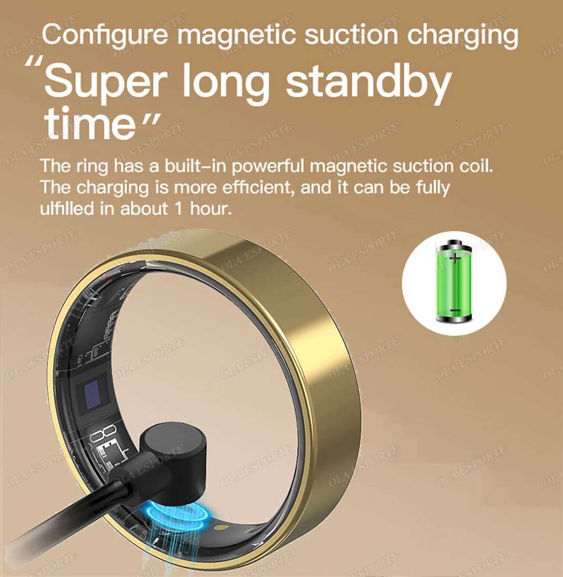 New Light Smart Ring Bluetooth Sports Date Tracker Short Video Remote Control Heart Rate Sleep Calorie Smart Ring for Samsung Men W250717