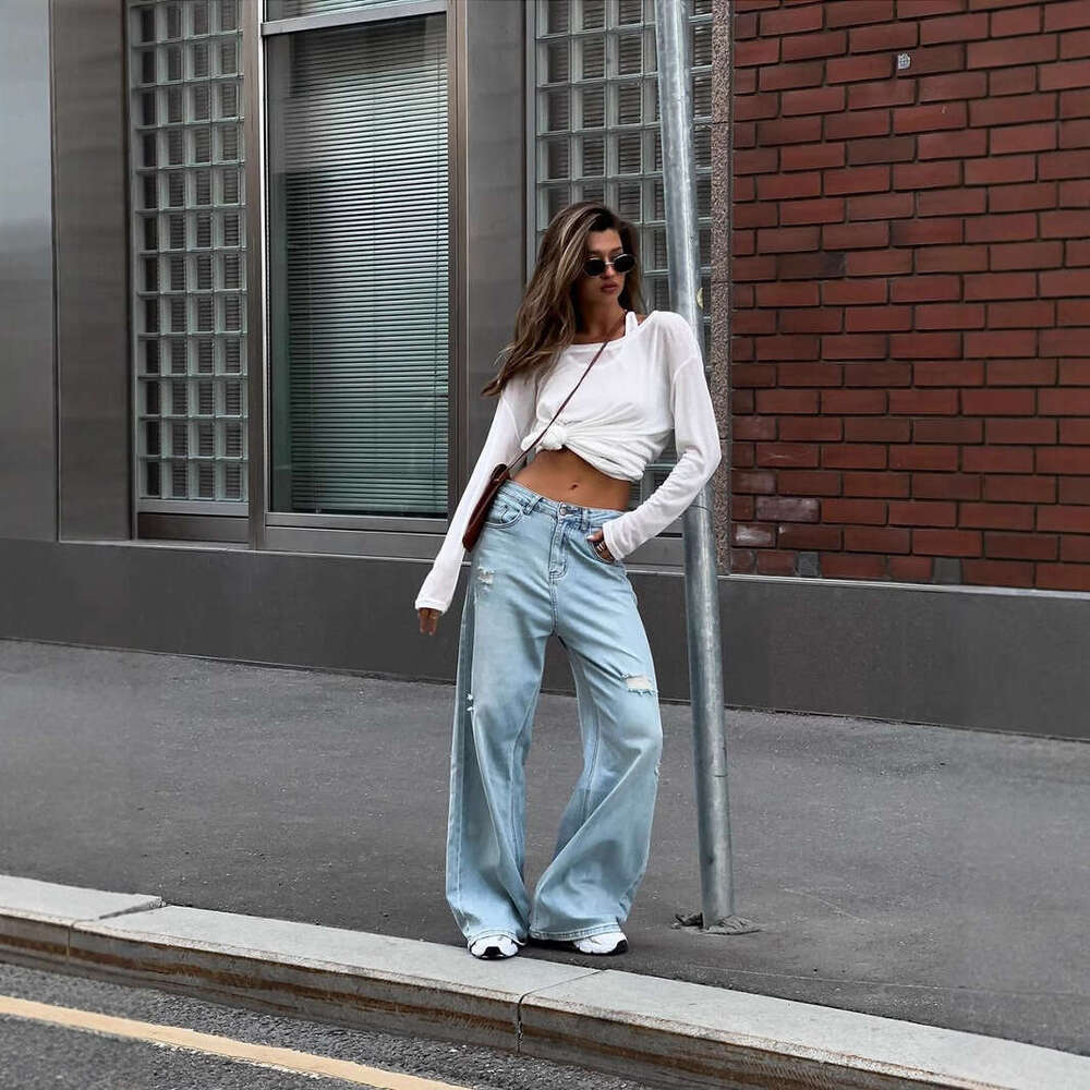 New Sexy Soft Lyocell Off-Shoulder Long Sleeve T-Shirt Women's Transparent Top B5