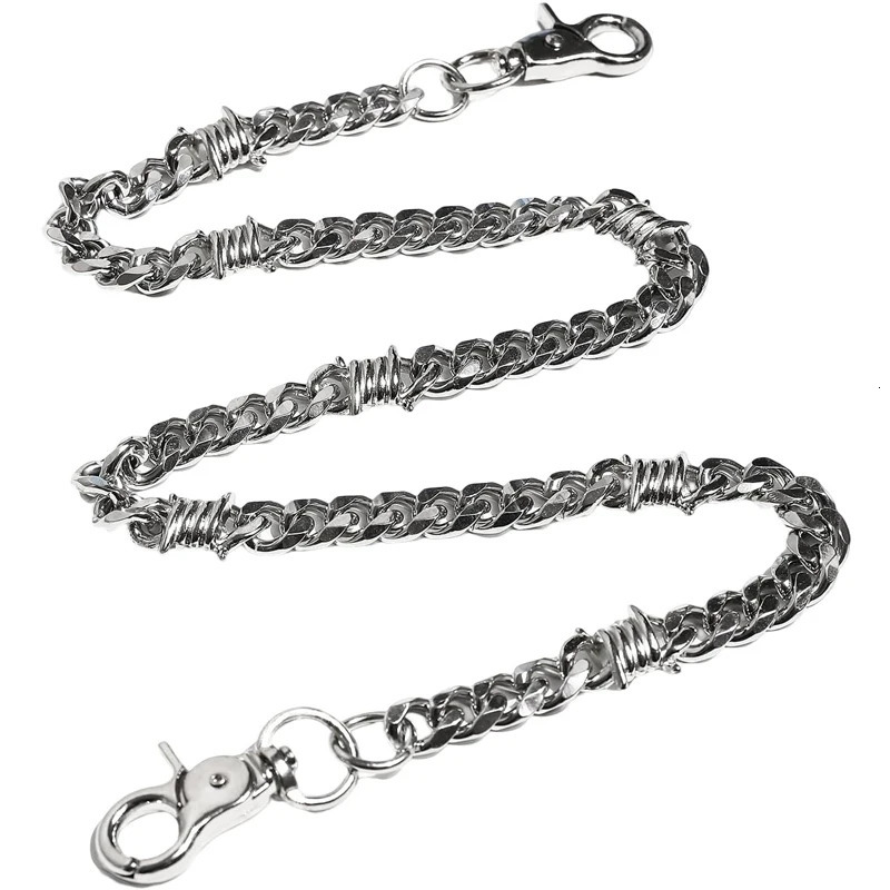 Biker Wallet Chain for Men Boyfriend Heavy Duty Pocket Chain with Round Clasp Men Chains for Jeans Pants Clothing Accessories 250717