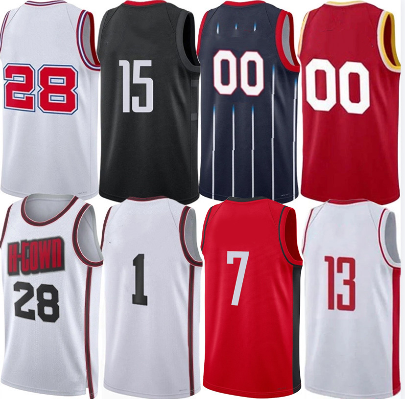 Rocket City Basketball Jerseys Kevinn Durant Amen Thompson Alperen Sengun Jabari Smithh jr. Tari Eason Reed Sheppard Fred VanVleet Steven Adams Hardenn City Jersey