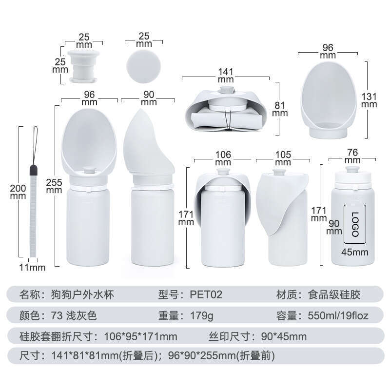 Outdoor Portable Travel Cup Pet Drinking Foldable Dog Walking Water Bottle Pet Water Cup