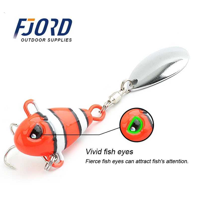 FJORD Tail Spinner Baits 7g 10.5g 14g 21g Fishing Lure Vib Metal Casting Shore Jig Spoon Fishing Artificial Bait Accessories Z250717