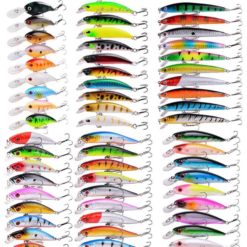 3/5/8 Pcs of Random Fishing Lure Set High Quality Swimming Bait Minnow Mini Crank Wobble Bait Crankbait Artificial Bait Z250717