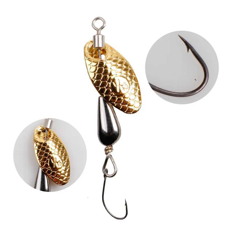 2Pcs Spinner Spoon Metal Bait Fishing Lure 5.5cm/2.8g Sequins Long Shot Spoon Baits for Bass Trout Perch Pike Rotating Fishing Z250717