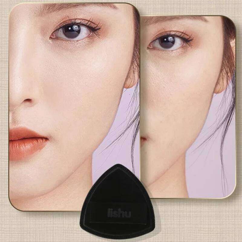Lishu Black Air Cushion Puff High Elasticity Makeup Sponge Blender For Wet Dry Foundation Application Non Absorbent X250717