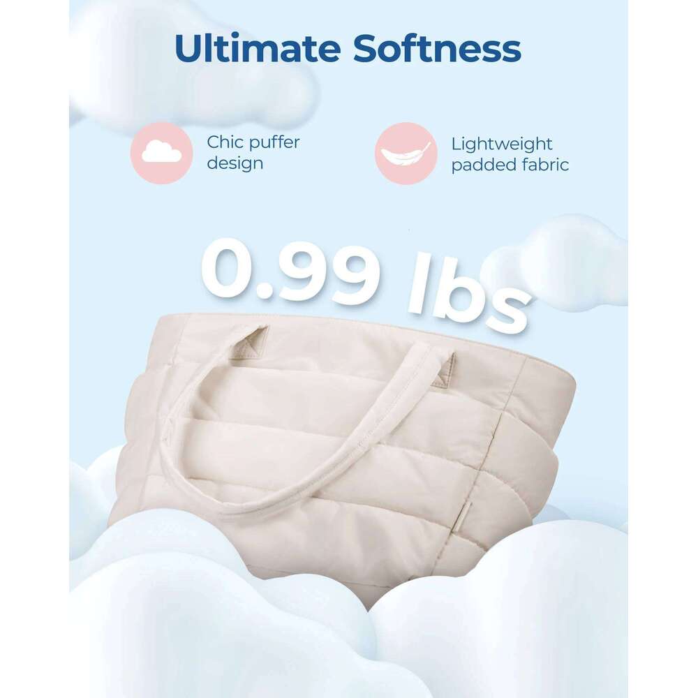 BAGSMART Women's Large Capacity Solid Color Tote Bag Versatile Handbag for Commuter Work Student Class Shopping bag