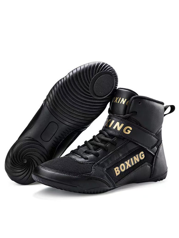 Boxing shoes Sanda shoes training shoes high top boxing shoes squat shock absorption breathable non slip