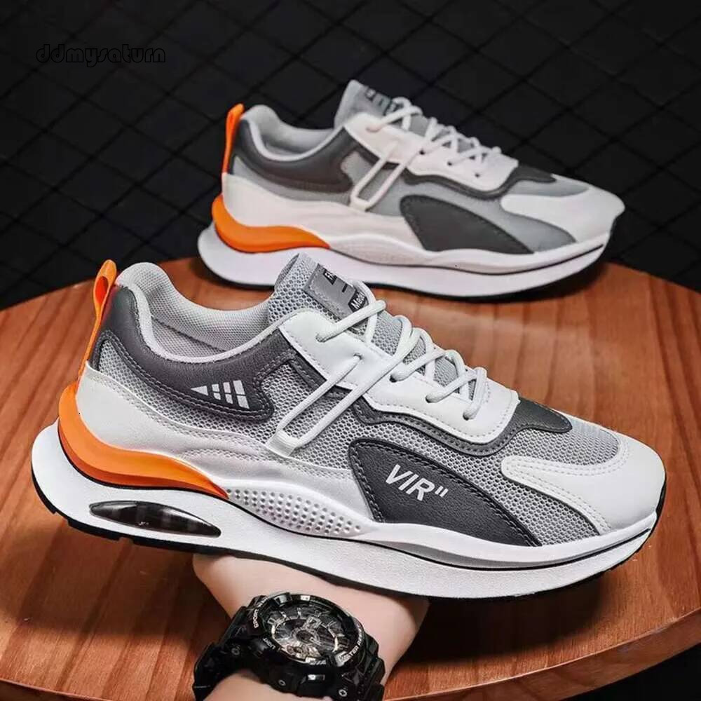 New mesh breathable casual shoes, Korean-style fashion sneakers, lightweight running shoes men suitable for travel F611-22.9 ddmydog ddmydog