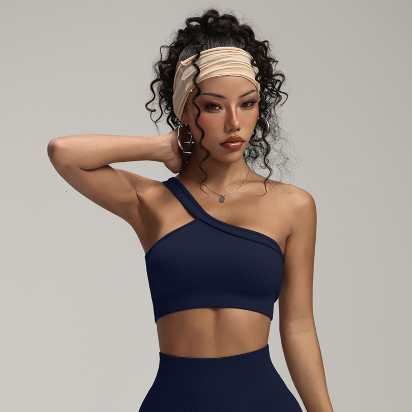 Ribbed Sleeve Sports Set Vest Integrated Yoga Women's Fitness Long Pants