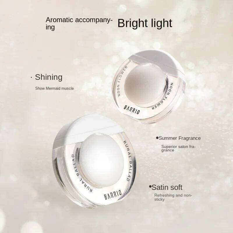 Solid Perfume Highlighter Carry On Women's Balm Jasmine Fragrance Body Shimmer Highlighting with fragrance X250717