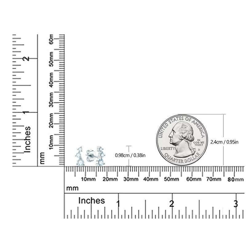 Personality Smile Arc Earrings D Color Moissanite Sterling Sier Light Niche Ear Jewelry 629