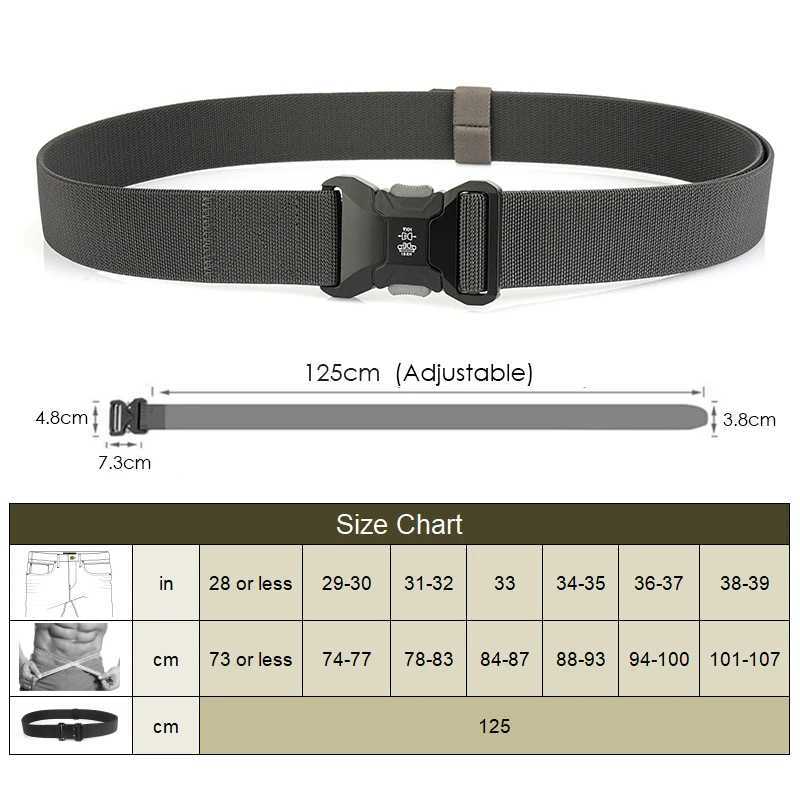 VATLTY New Mens Elastic Belt Metal Buckle Quick Release Soft Casual Belt Polyester Tactical Outdoor Stretch Belt Male Waistband W250717