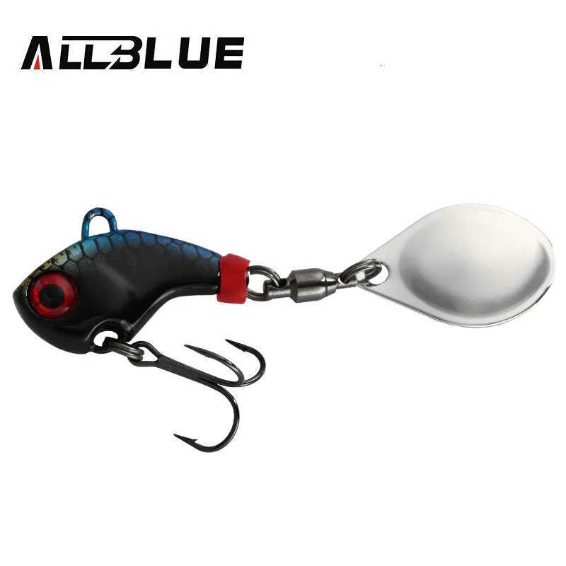 ALLBLUE CYCLONE Tail Spinner Metal Vib Shad Casting Shore Jig Vibration Jigging Blade Spoon Fishing Lure Artificial Bait Tackle Z250717