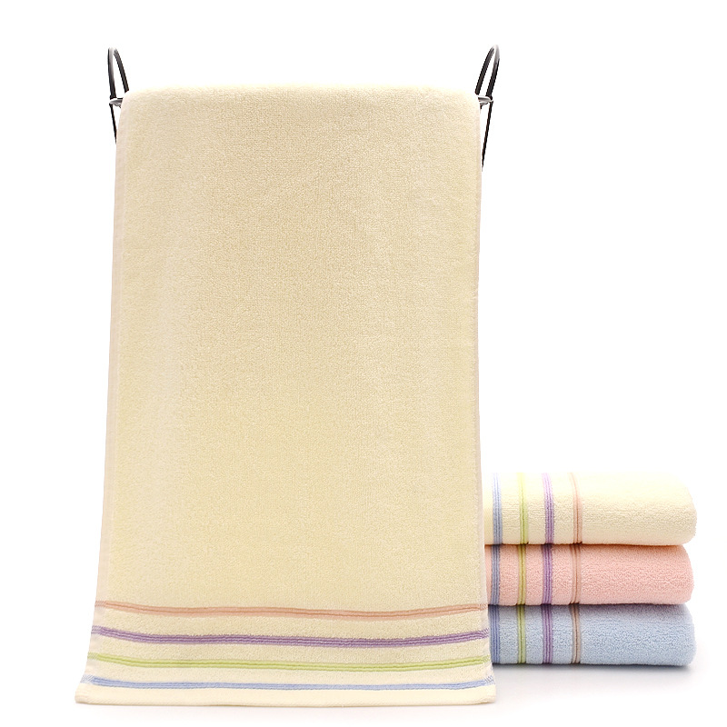 8 sets of pure cotton towel set for home use including adult face towels that are thick absorbent luxurious bathroom towels and beach towels