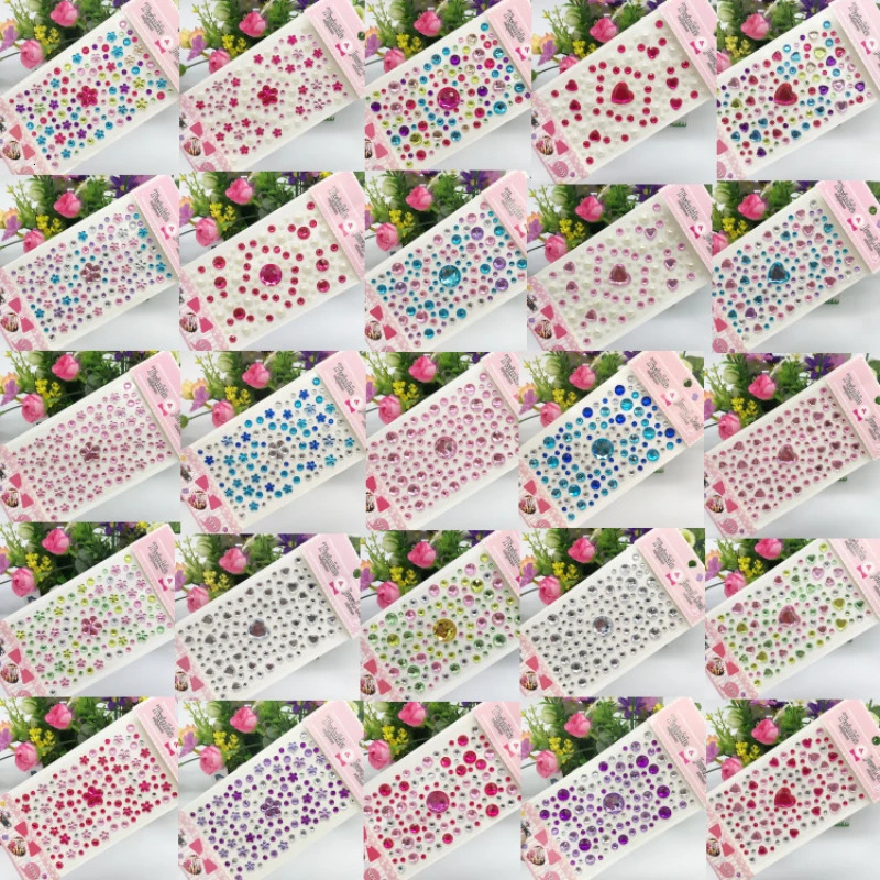 Stickers On The Face Makeup Bright Art Sticker Childrens Temporary Tattoo For Strasse 250714
