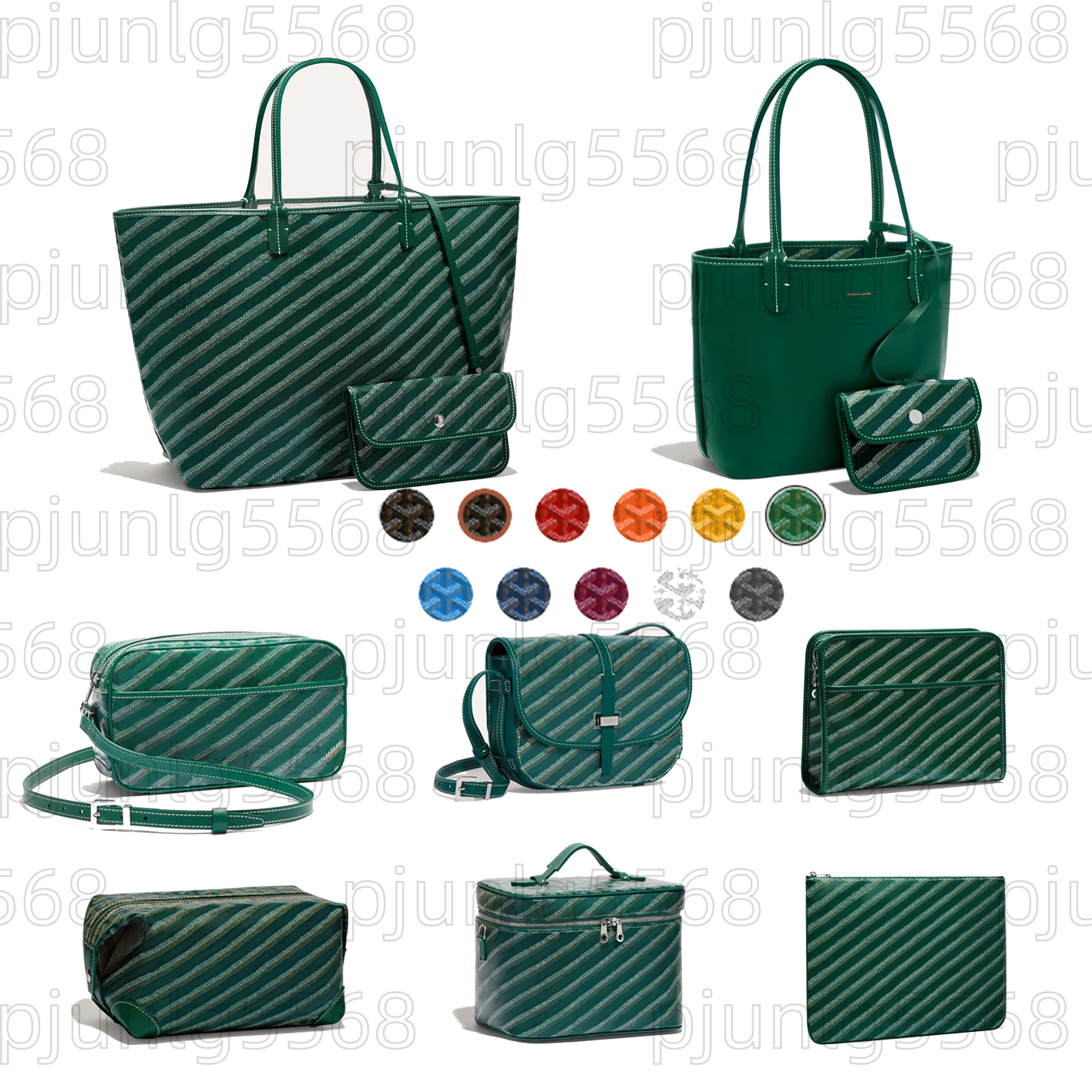 Luxury Designer tote bags for Women Double-Sided Mini Handbag travel bag men high capacity Open shopping bag 10A leather crossbody Shoulder green beach bags Wallet