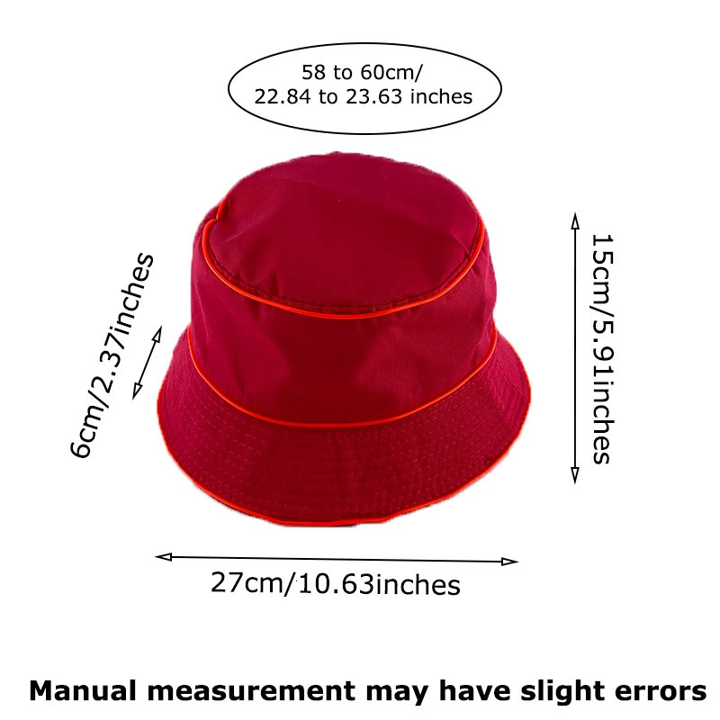 Solid Color Style Beach Cap luminous fisherman hat EL wire Bucket Hats glow in the dark for club rave party wedding props 250716